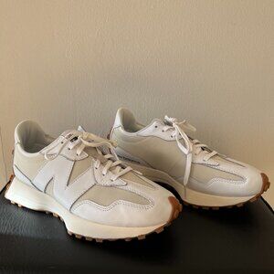 Women's New Balance 327 Sneakers WS327LA White/Moonbeam - Size 9.5
